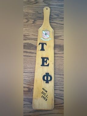 1955 Tau Epsilon Phi Chapter Paddle - Ohio State University
